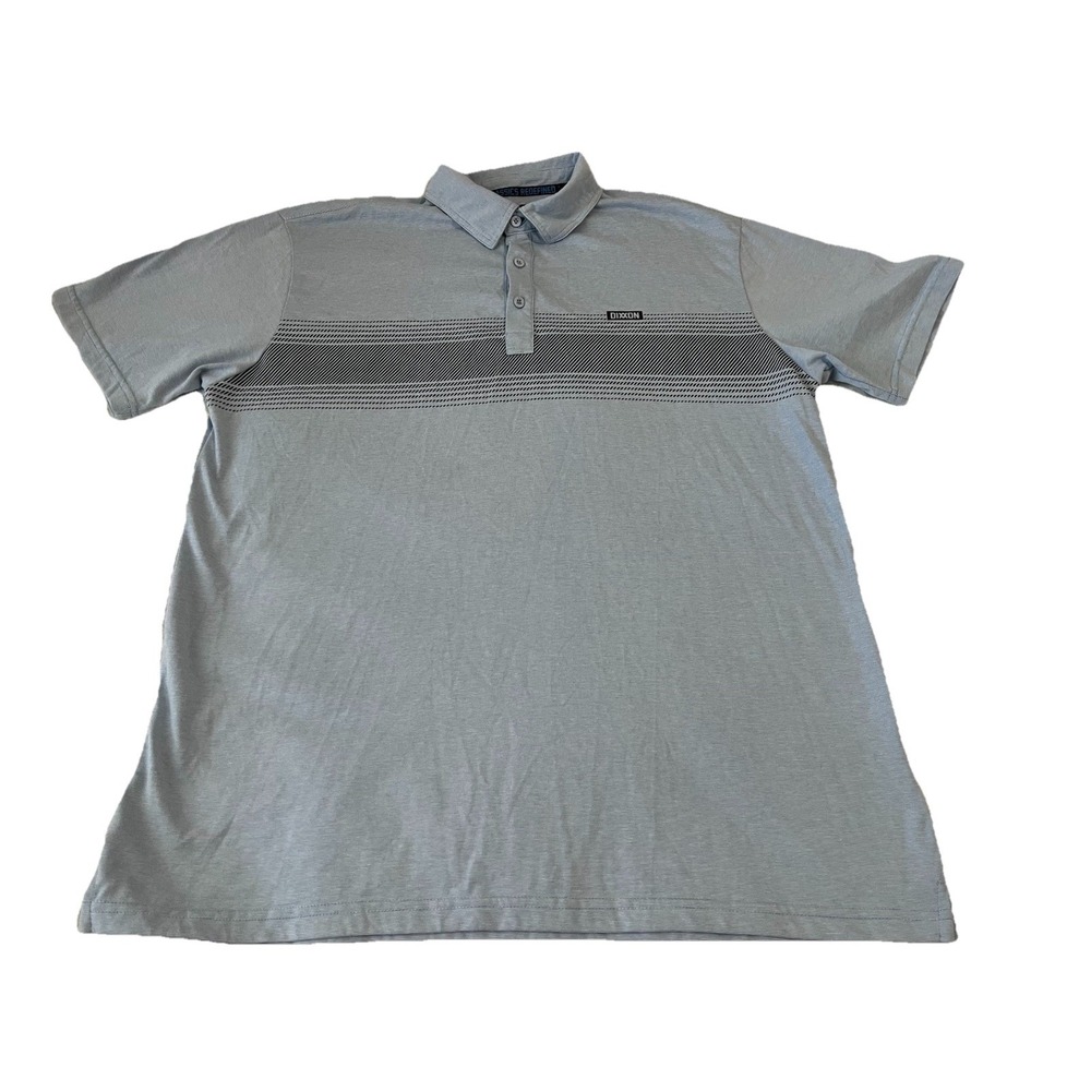 Dixxon Flannel Co Polo Shirt Mens XL Blue Performance Golf D-Sport